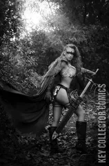 Variant Cover for Red Sonja: Black, White, Red #7
