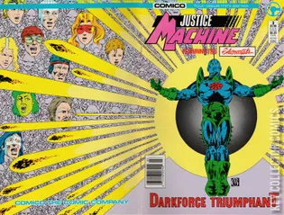 Variant Cover for Justice Machine Featuring The Elementals #3