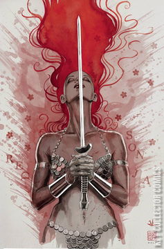 Variant Cover for Red Sonja: Black, White, Red #8