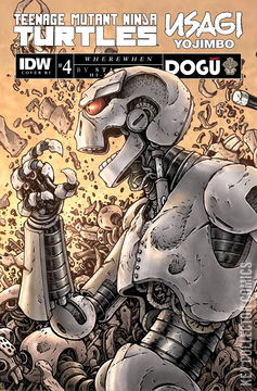 Variant Cover for Teenage Mutant Ninja Turtles / Usagi Yojimbo: WhereWhen #4