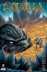 Variant Cover for Godzilla: Here There Be Dragons #5