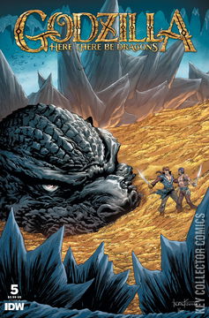 Variant Cover for Godzilla: Here There Be Dragons #5