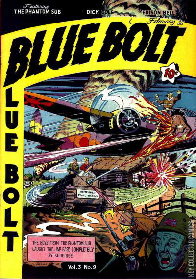 Cover art for Blue Bolt #9