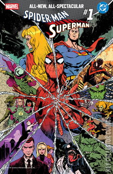 Variant Cover for Marvel / DC: Spider-Man / Superman #1