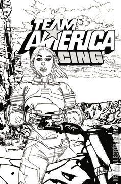 Variant Cover for Team America: Racing Full Throttle #1