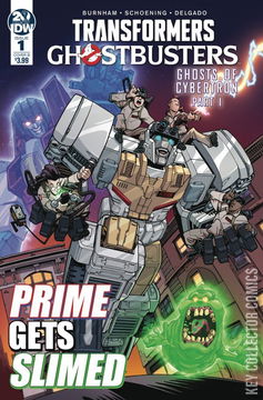 Variant Cover for Transformers / Ghostbusters #1