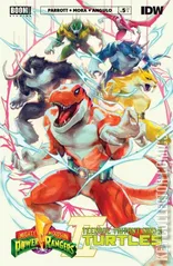 Variant Cover for Mighty Morphin Power Rangers / Teenage Mutant Ninja Turtles #5