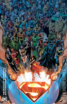 Variant Cover for Death of Superman 30th Anniversary Special #1