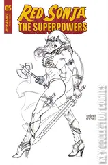 Variant Cover for Red Sonja: The Superpowers #5