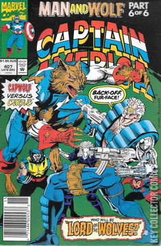 Variant Cover for Captain America #407