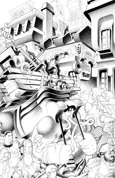 Variant Cover for Faceless and the Family #3