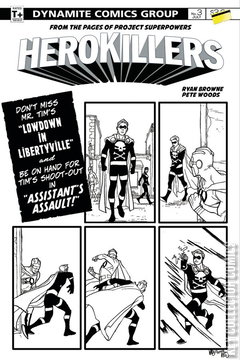 Variant Cover for Project Superpowers: Hero Killers #3