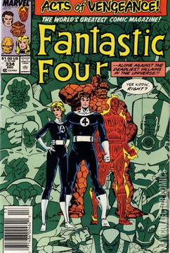Variant Cover for Fantastic Four #334