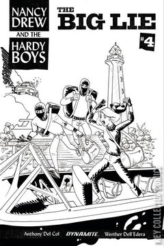 Variant Cover for Nancy Drew and the Hardy Boys: The Big Lie #4