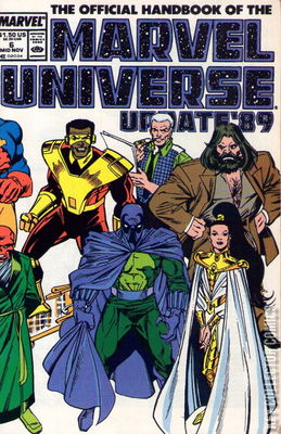 The Official Handbook of the Marvel Universe - Update '89
