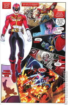 Variant Cover for Mighty Morphin Power Rangers #44