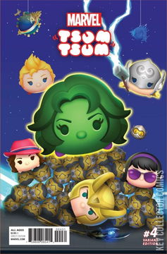 Variant Cover for Marvel Tsum Tsum #4