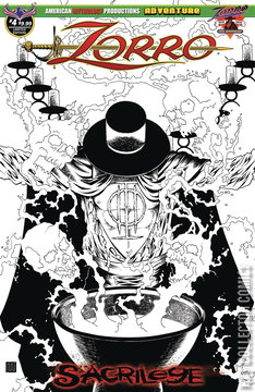 Variant Cover for Zorro Sacrilege #4