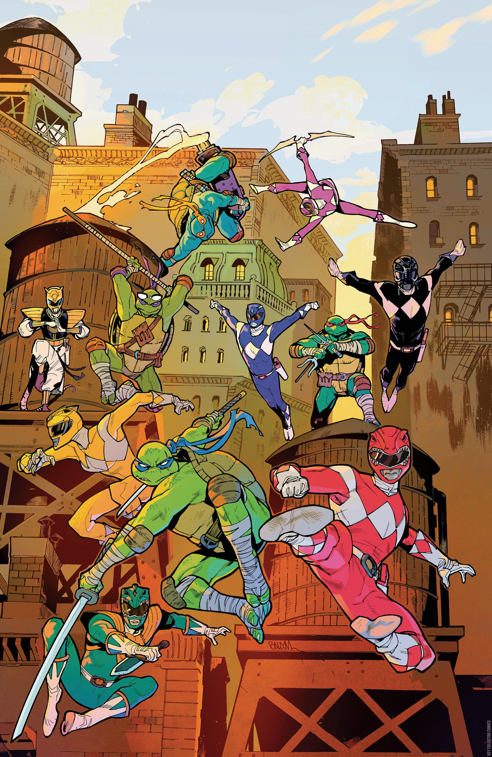Power Rangers Turtle Version Mighty Morphin Power Rangers / Teenage Mutant Ninja Turtles