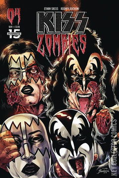 Variant Cover for KISS / Zombies #4