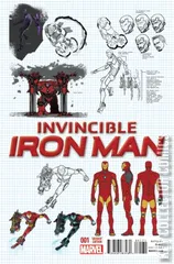Variant Cover for Invincible Iron Man #1