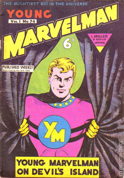 Cover art for Young Marvelman #74 