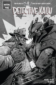 Variant Cover for Detective Kaiju #4
