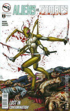 Variant Cover for Aliens vs. Zombies #3