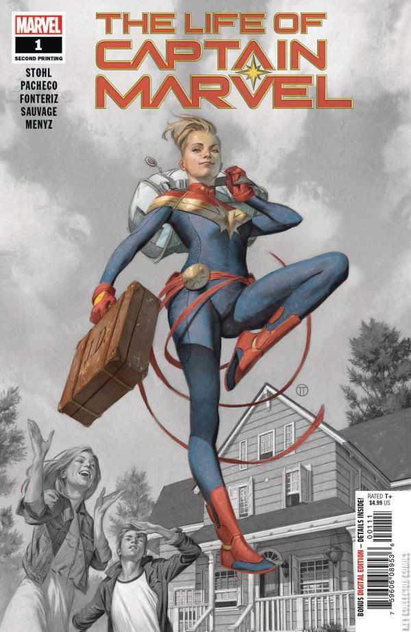 Marvel Life outlet of Captain Marvel comic #1 1 in 100 Variant