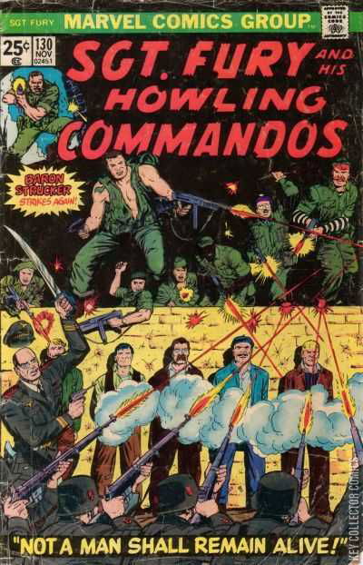 Cover art for Sgt. Fury and His Howling Commandos #130