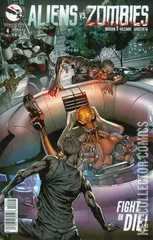 Variant Cover for Aliens vs. Zombies #4