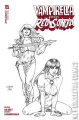 Variant Cover for Vampirella Versus Red Sonja #5