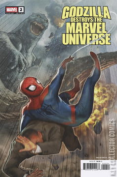 Variant Cover for Godzilla Destroys the Marvel Universe #2