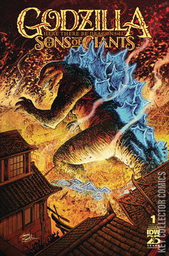 Variant Cover for Godzilla: Here There Be Dragons II - Sons of Giants #1