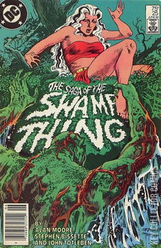 Variant Cover for Saga of the Swamp Thing #25