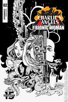 Variant Cover for Charlie's Angels vs. The Bionic Woman #2