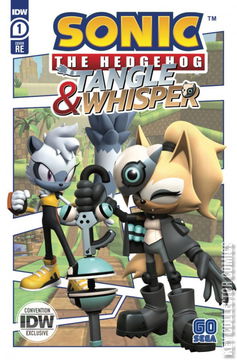 Variant Cover for Sonic the Hedgehog: Tangle and Whisper #1