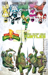 Variant Cover for Mighty Morphin Power Rangers / Teenage Mutant Ninja Turtles #1