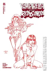 Variant Cover for Vampirella Versus Red Sonja #5
