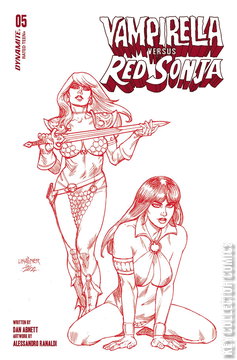 Variant Cover for Vampirella vs. Red Sonja #5
