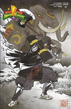 Variant Cover for Mighty Morphin Power Rangers #7