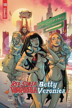 Variant Cover for Red Sonja and Vampirella Meet Betty and Veronica #10