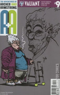 Variant Cover for A&A: The Adventures of Archer & Armstrong #9