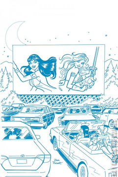 Variant Cover for Red Sonja and Vampirella Meet Betty and Veronica #9