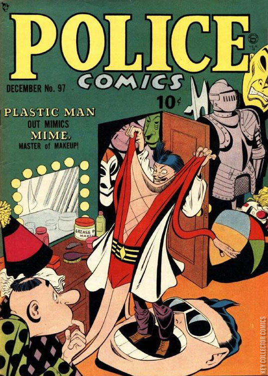 Police Comic Character Police Comics #97 Published December 1949 | Key Collect