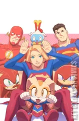 Variant Cover for DC x Sonic the Hedgehog: Metal Legion #4