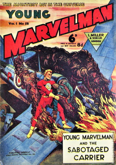 Cover art for Young Marvelman #58 