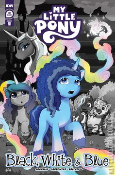 Variant Cover for My Little Pony: Black White & Blue #1