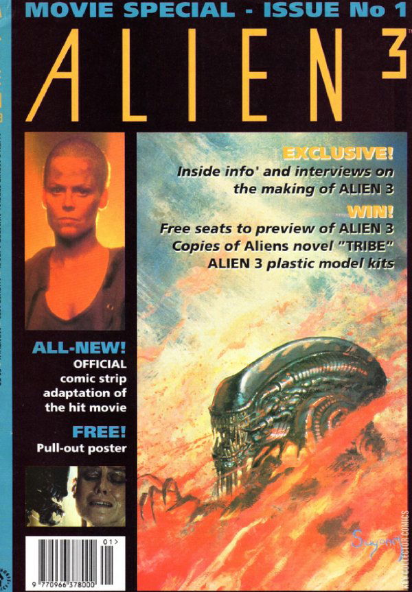 Alien 3: Movie Special #1 Published August 1992 | Key C