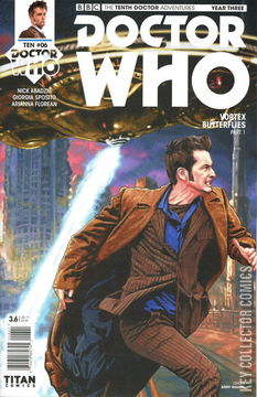 Variant Cover for Doctor Who: The Tenth Doctor - Year Three #6